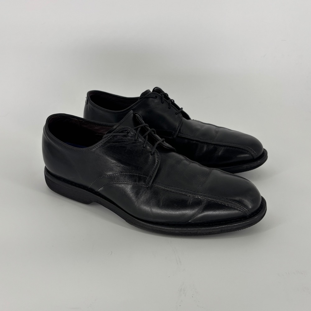 Allen Edmonds Road Warriors Leather Dress Shoe Black Men Size 9.5 Lace Up Office